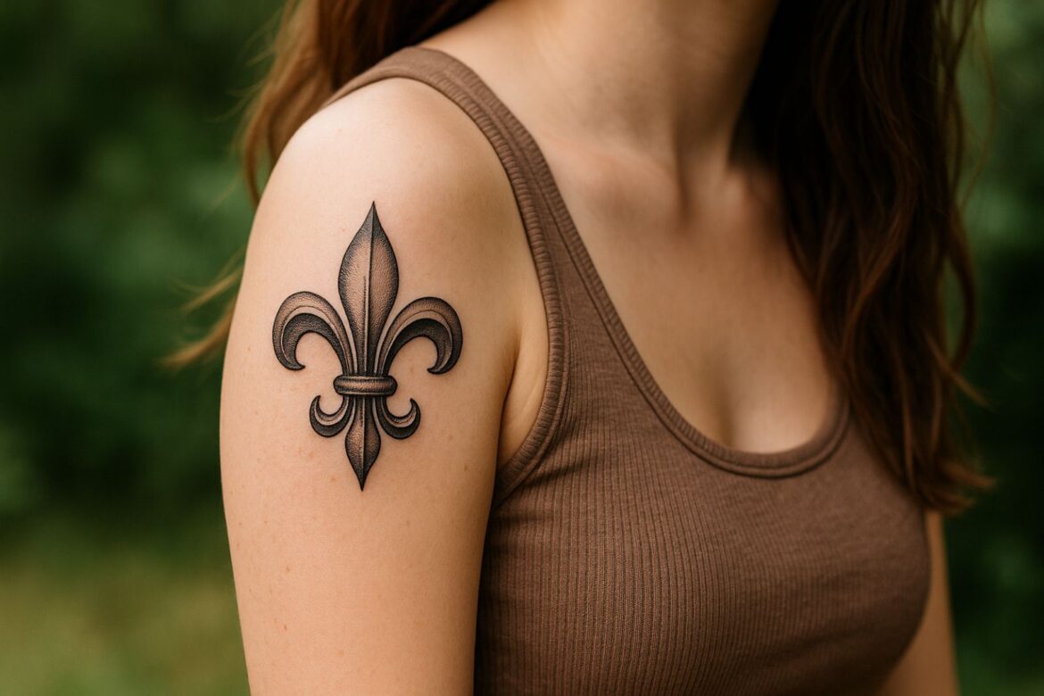 fleur lys tatouage